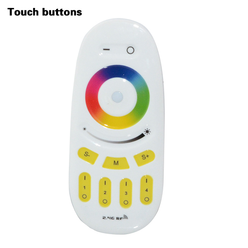 2015 mi light wireless 2.4g 4-zone rgbcw rgbww rf wifi led dimmable remote controller for for led lamps bulb led strip