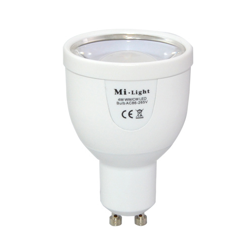 mi light led light gu10 4w 85-265v 110v 220v 240v dimmable brightness adjustable lamp cob led corn lamp control by ios android