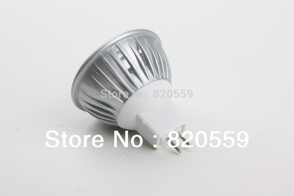 12v 3w mr16/gu5.3 white led light led lamp bulb spotlight spot light