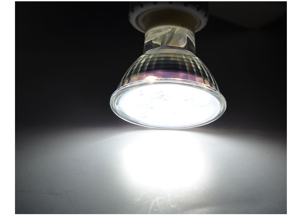 2015 gu10 2835 44 led 220v 5w led spotlight spot lights gu 10 led light lamp glass body pure white warm white lampada led light