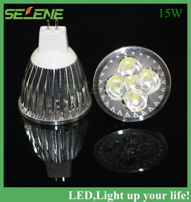 4pcs high lumen cree mr16 led spot light lamp 12v 9w 12w 15w led spotlight bulb lamp warm /cool white