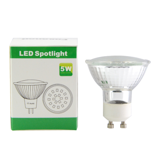 high power led lamp 3w 5w gu10 ac 220v 2835 smd led spot light spotlight led bulb glass body chandelier lampada led light