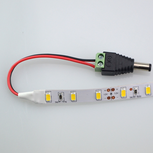 2.1 x 5.5mm dc power male plug jack adapter connector plug socket adapter for cctv led light