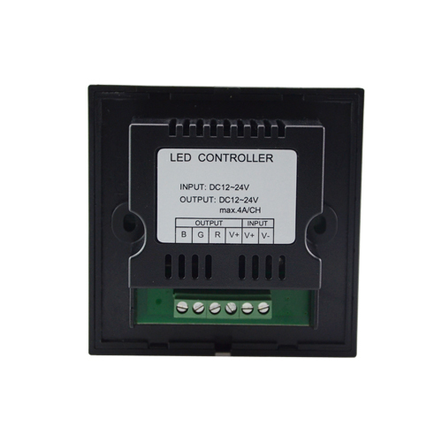 black 86 glass wall led controller touch panel rgb controller dimmer dc12v dc 24v for led strip light blub home decoration