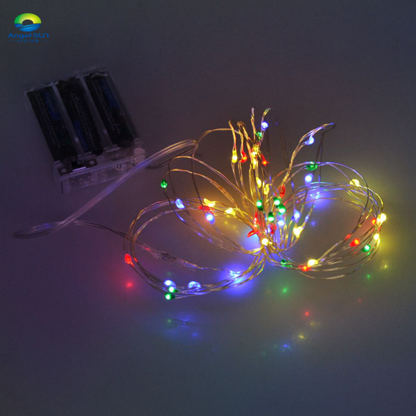 silver mini micro wire rice copper string fairy lighting,3aa battery operated christmas,wedding decoration,20,30,50leds, 5pcs