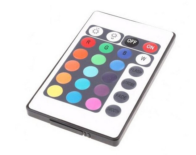 led controller dc12v 24key rgb colorful with ir remote control mini dimmer for led strip lights zm00165
