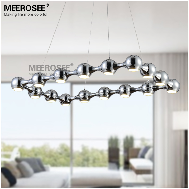 48 watt rectangle led pendant light fitting modern suspension drop pendant lamp dining room hanging lighting