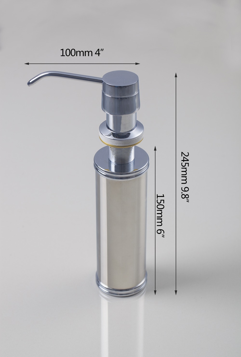 5665 whole and retail promotion kitchen deck mounted chrome liquid soap dispenser soap dispenser