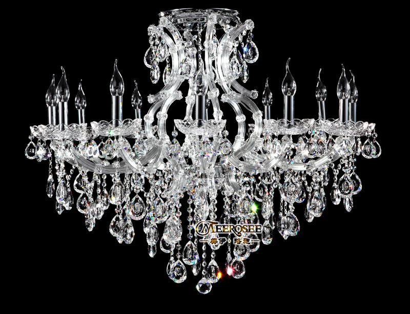 2015 new design candle chandelier crystal lighting fixture maria theresa incandescent luminaire lustres pendentes el, meeting