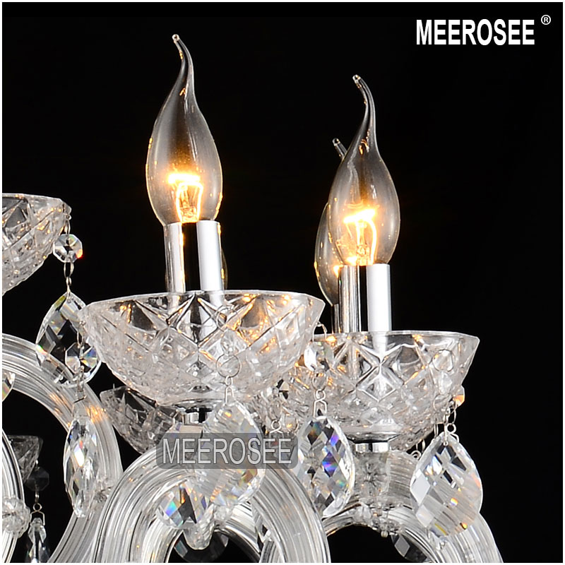classic crystal chandelier light fixture clear white crystal lamp pendant for el, restaurant, lobby, foyer md8233