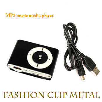 1pcs/lot sport music fashion mini mp3 media player card slot with fashion clip metal zm01121