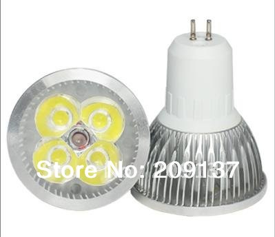dimmable gu5.3 mr16 4x3w 12w rotundity cree led lamp led light bulb downlight light bulb 110v-240v