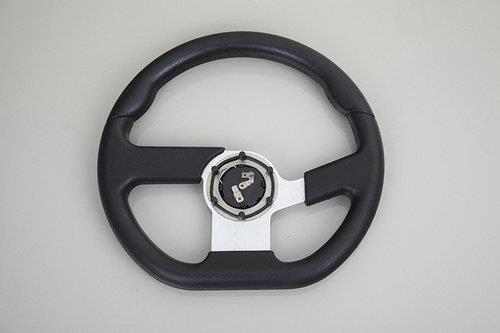 hello car steering wheel black red pu hole-digging breathable q28 slip-resistant universal supplies car accessories