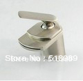 brand new ship waterfall brushed nickel bathroom basin sink mixer tap a-154