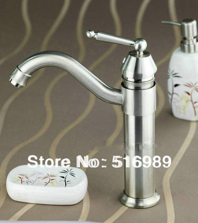 pull out nickel brushed spray kitchen sink faucet basin mix tap a-170