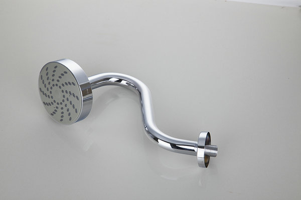4.8" a grade abs plastic round shower head with curved shower arm d0185619