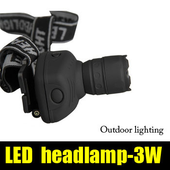 led headlamp glare flashlight power ultra bright headlight zoomable outdoor lighting hunting / riding zm00981