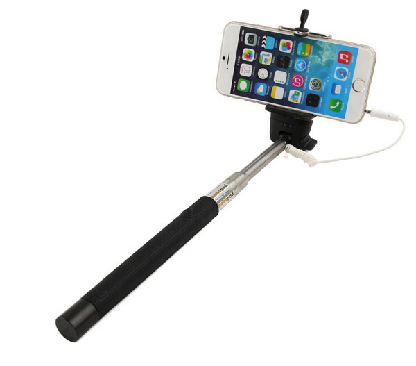 wired extendable handheld function monopod mobile phone self-pole stylish for iphone ios android smartphone 1pcs/lot zm01139