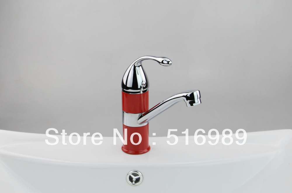 spray painting bathroom chrome deck mount new bathroom tap kitchen basin mixer tap colorful painting faucet gk-11