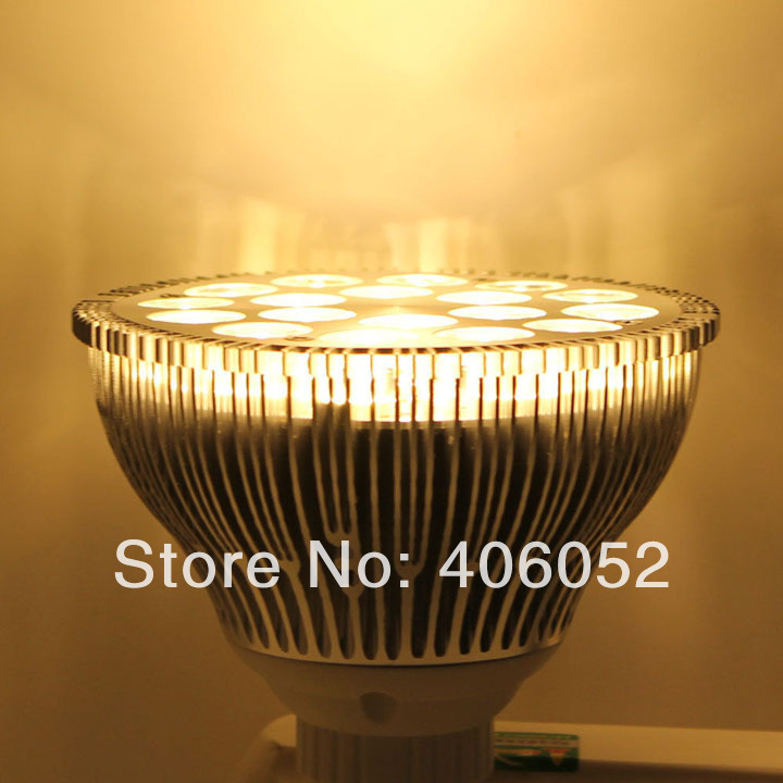 10pcs/lot whole ultra bright e27 par38 led light bulb lamp 86-265v 18 leds 36w cool/natural/warm white