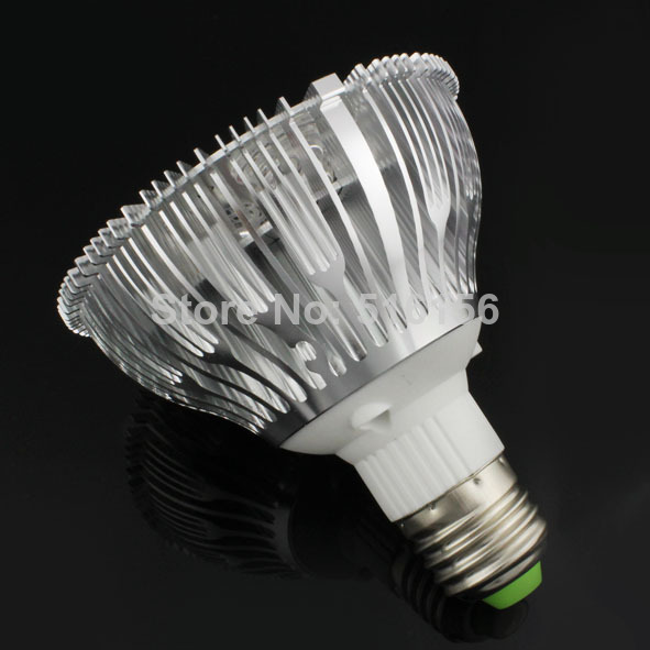 20pcs cree e27 par30 led bulb lamp light white/warm white spotlight led lamp 9x2w 18w e27