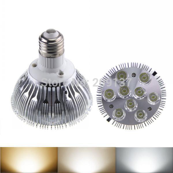 warranty 2 years + e27 e26 par30 par38 led bulbs light 14/18/24/30/36w non-dimmable 110v 220v warm/pure/cool white led spotlight