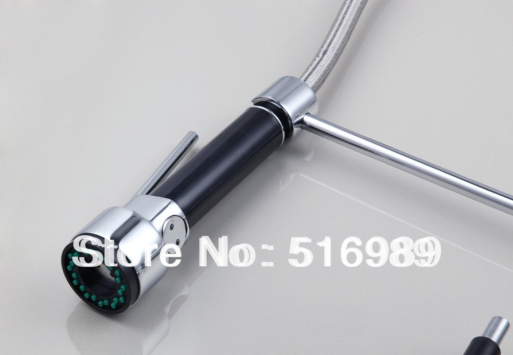 basin sink vessel mixer taps chrome two spout kitchen faucets ds-8525-1