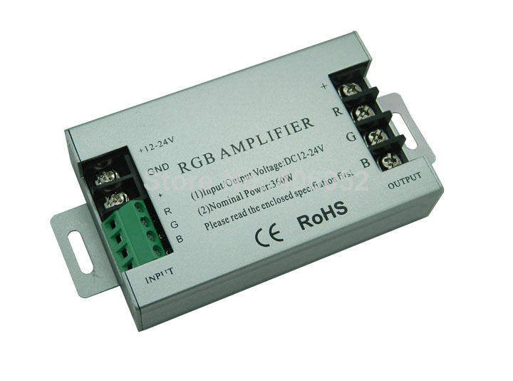 10pcs/lot 30a 360w rgb amplifier 3 coms drain ce rohs for led strip light