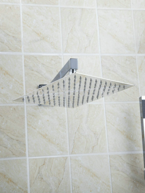 bathroom shower set torneira 58805a two way shower mixer diverter +10" head & hand held shower brass chrome tap mixer faucet - Click Image to Close