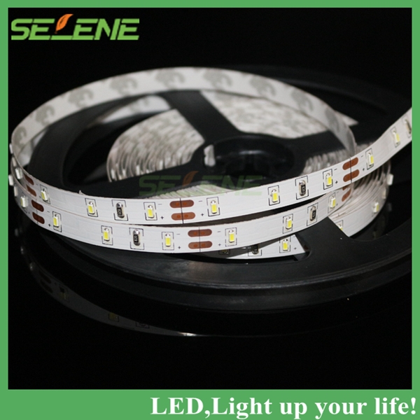 5m/lot new led strip 3014 smd 60pcs/m dc12v 300led led strip super bright non-waterproof led strip light