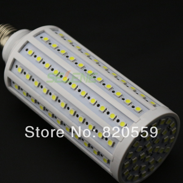 2pcs 25w e27 165led 5050 smd 220v corn bulb light lamp led light bulb lighting white/warm white