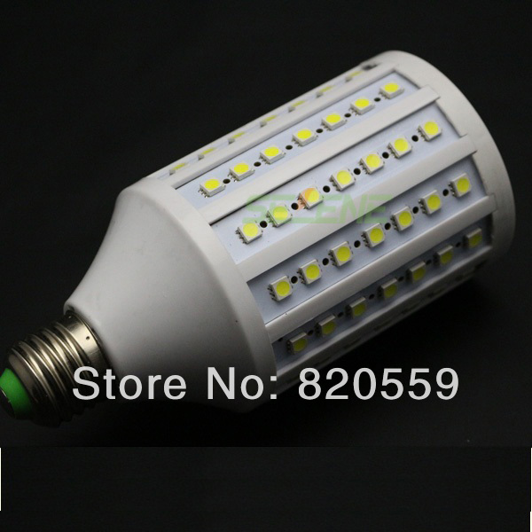 2pcs/lot 2014 new 220v e27 5050 102leds warm white white 20w led light smd high power super bright e27 corn bulb lamp