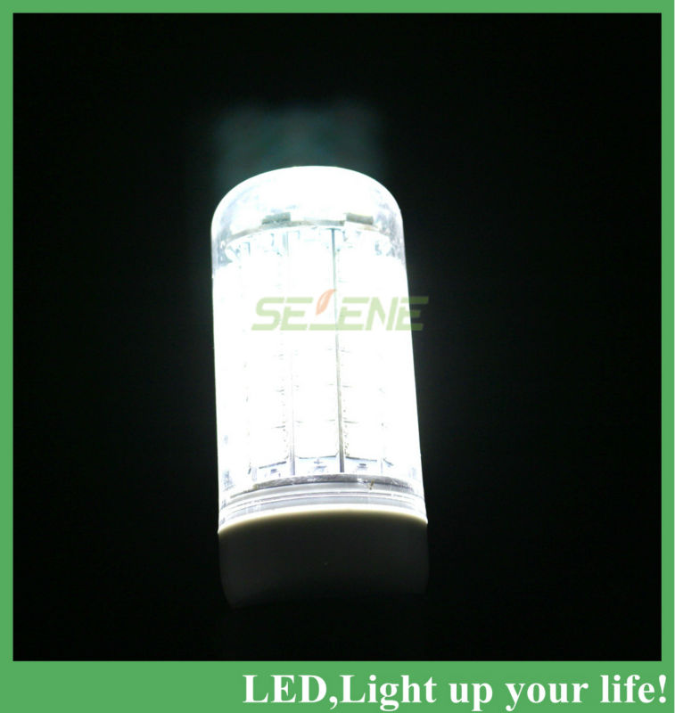 2pcs/lot 2014 new 69leds smd 5050 15w e27 led 220v corn bulb lamp, warm white / white,5050smd led lighting
