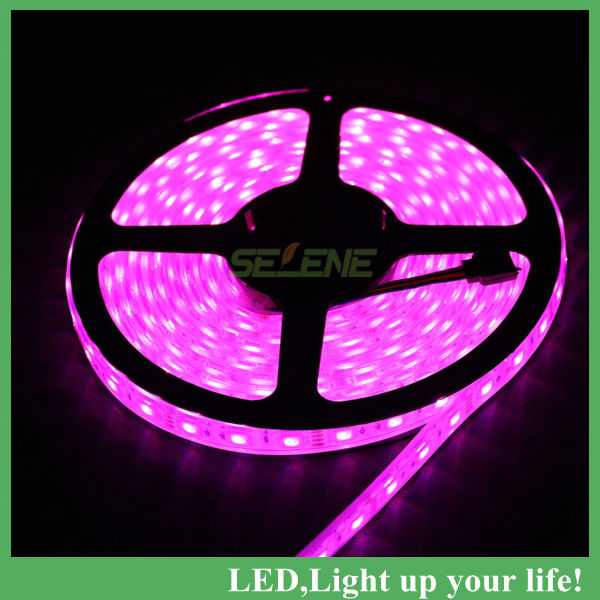 5m/lot new led strip 5050 smd 60pcs/m dc12v 300led rgb led strip super bright silicone tubing ip67 waterproof led strip