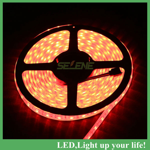 5m/lot new led strip 5050 smd 60pcs/m dc12v 300led rgb led strip super bright silicone tubing ip67 waterproof led strip