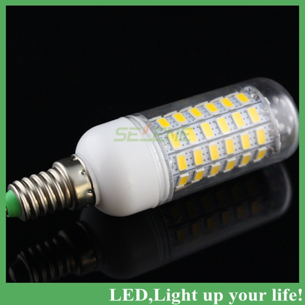5pcs/lot e14 bulb led lighting smd5730 ac220v led corn bulb lights e14 20w 69led 5730 smd led corn lamp