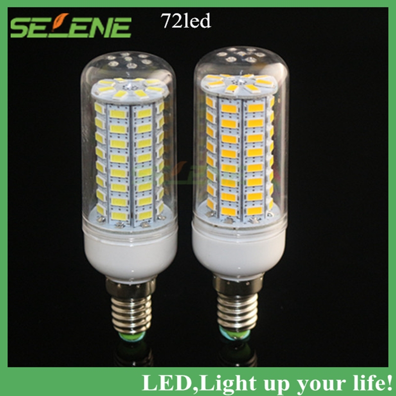 lampada led e14 led lamp 5730 smd 220v/110v 24 36 48 56 69 72 96leds corn bulb led light led candle lampara bombilla spotlight