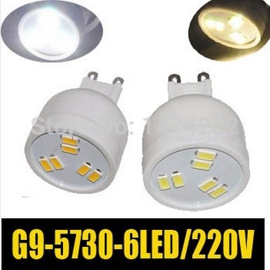 g9 led lamp 3w 220v g9 bulb 6pcs smd 5730 lamp bulb g9 base lamp zm00682