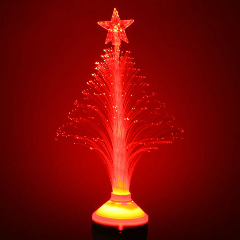 popular 3w e27 led fiber optical light stage light flower christmas tree rgb light lamp 85-265v for ktv els clubs