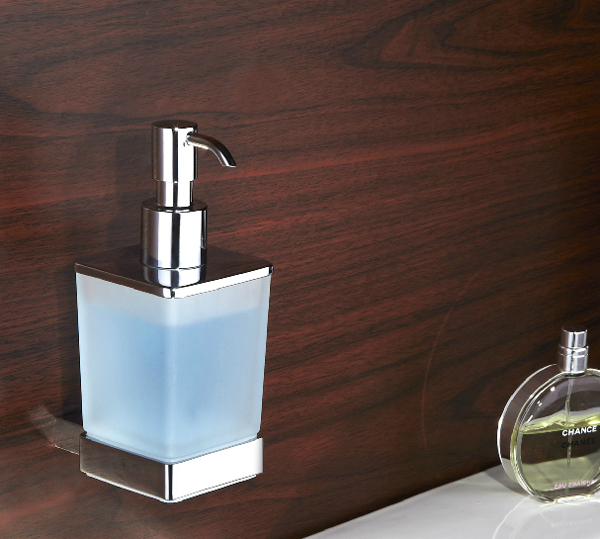 square brass liquid soap dispenser for el bathroom accessories
