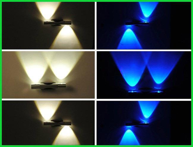 2w 360 degree rotatable led wall light epistar chip high power led spotlight for home/ktv/bar indoor outdoor