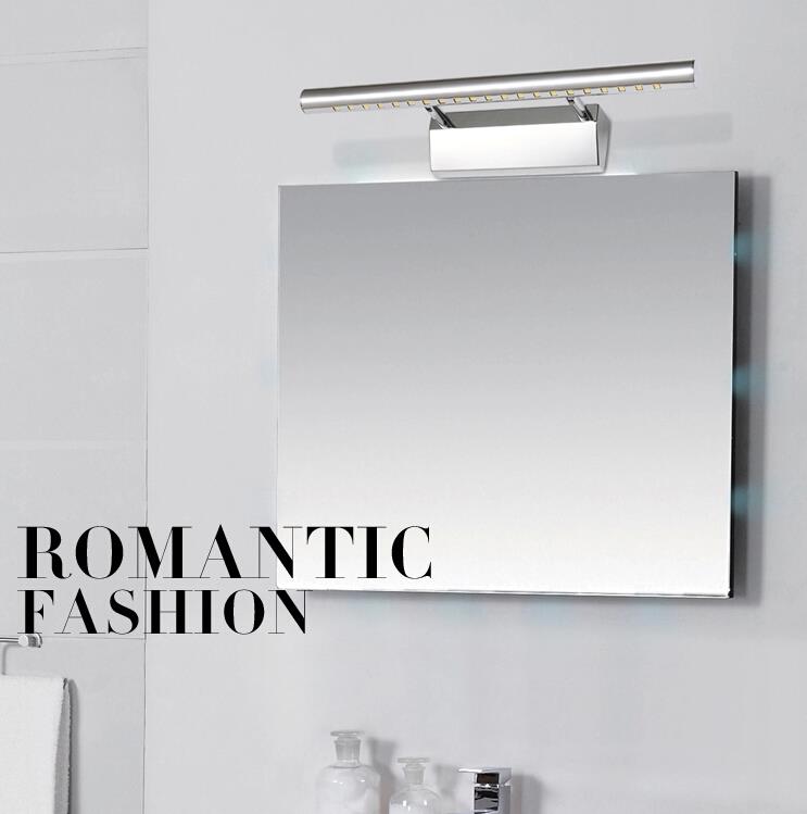 bright 5050 5w led mirror light mirror lights bathroom lamp stainless steel mirror light painting wall lights a201 - Click Image to Close