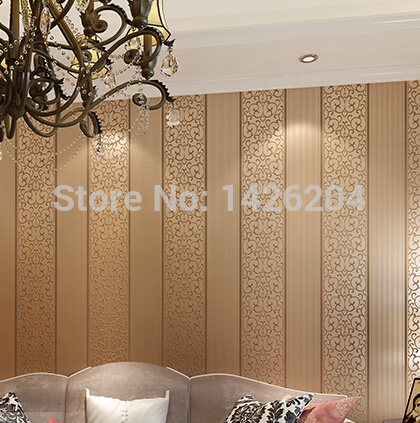 european stereo luxury 3d embossed striped wallpaper roll for bedroom,wall paper of home decor,papel de parede listrado