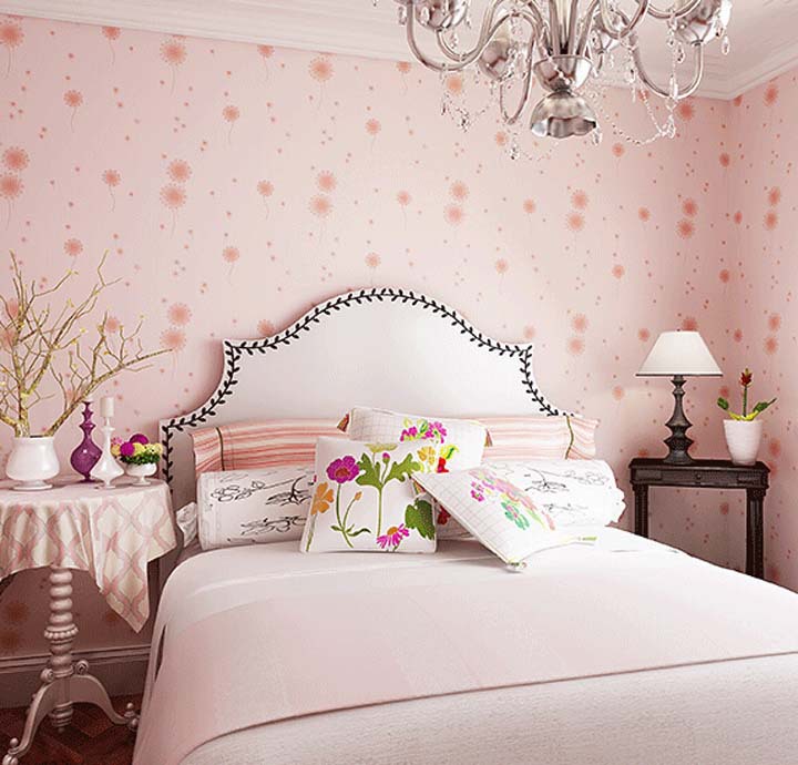 purple wallpaper for children girl bedding in 3d flower pink floral wallpaper vintage 3 colors