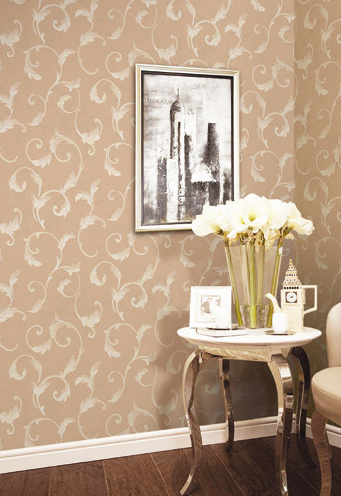 dl-38803 new 0.5mx5m pvc printing flower bedroom art decor wall wallpaper roll