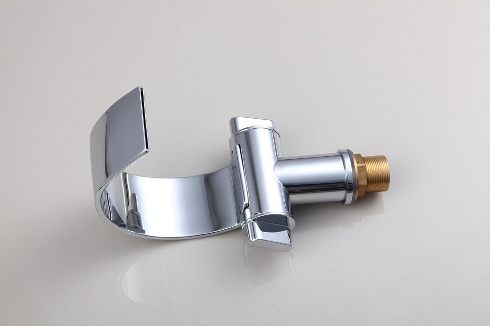 chrome finished brass faucets for bathroom good quality basin mixer sink taps 8160a - Click Image to Close