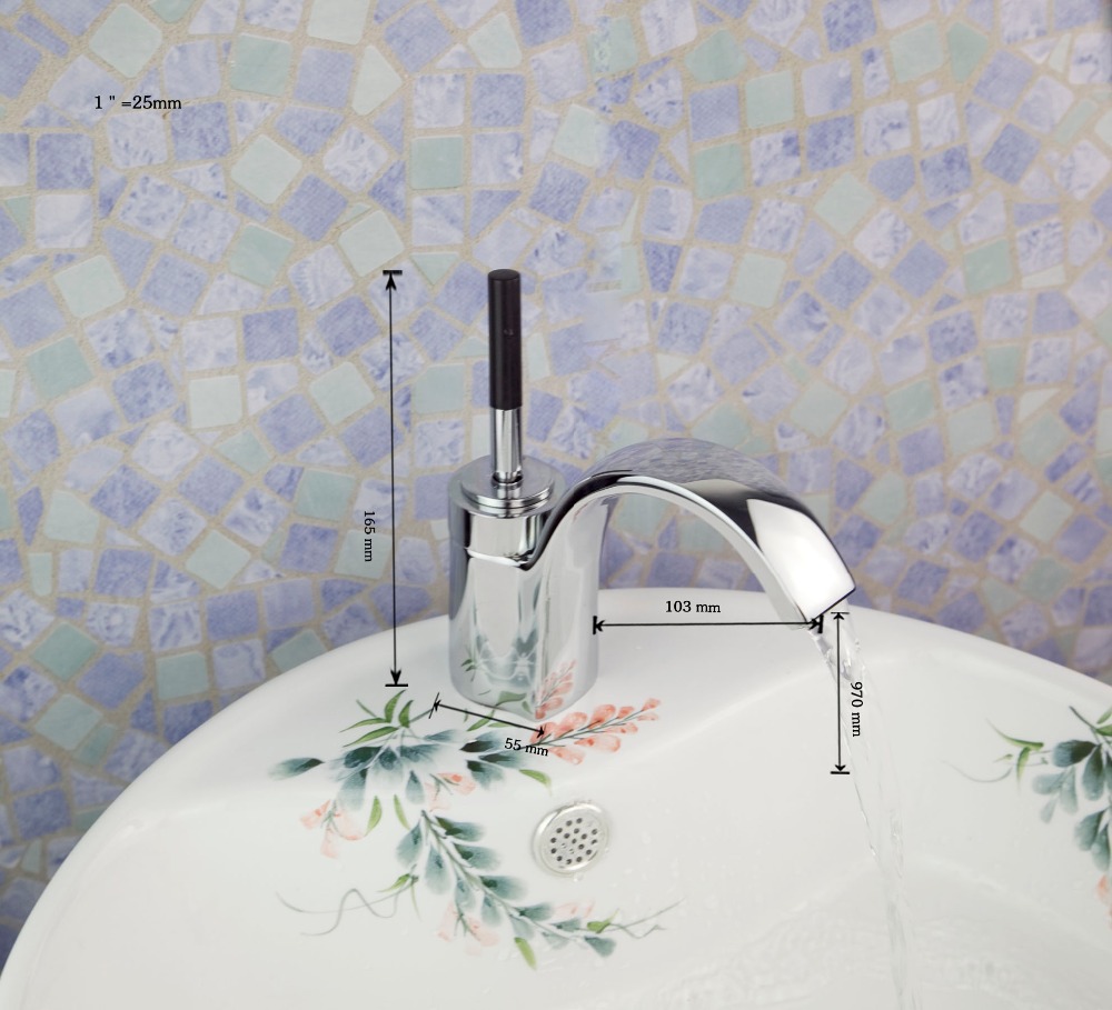 e_pak 8417/18 bathroom single lever 360 degree swivel handls chrome newly basin sink mixer vessel tap faucet