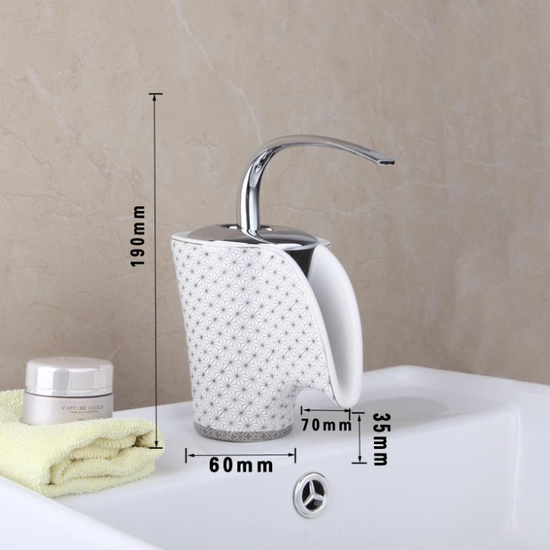 e-pak l92689 classic nice price single hole ceramic spout bathroom basin sink faucet