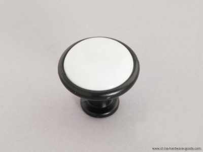 10pcs ceramic porcelain ceramic drawer pull handle hardware knob (diameter:33mm)