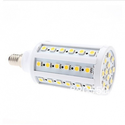 10pieces/lot e14 12w 60x5050smd 1100-1150lm warm white and natural white light led corn lamp (85-265v) [smd5050-8692]